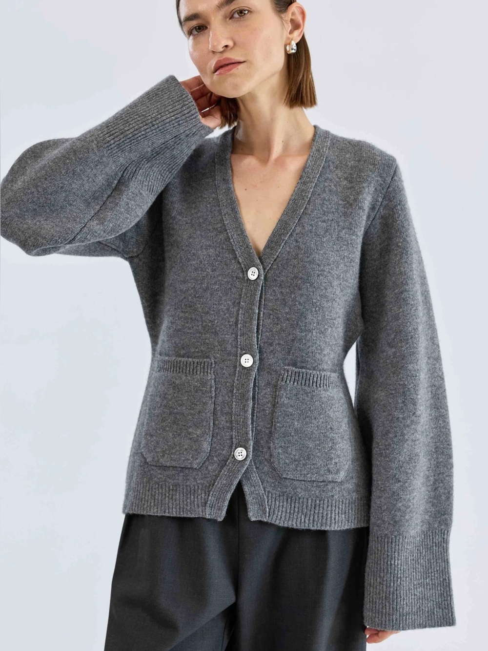 Almina Concept V Neck Cardigan